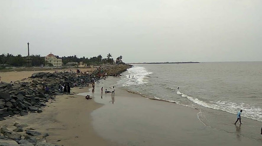 Poompuhar Beach, Keelaiyur, Tamil Nadu, India